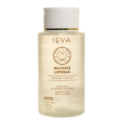 IEVA matu un ķermeņa mazg. līdzeklis White Lotus, 300 ml