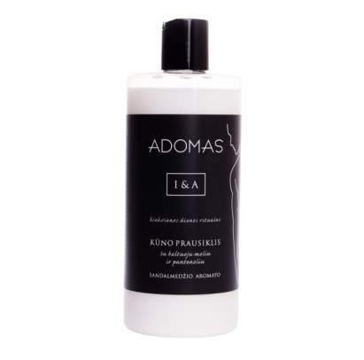IEVA ķermeņa mazgāšanas līdzeklis ADOMAS SANDALWOOD, 400 ml