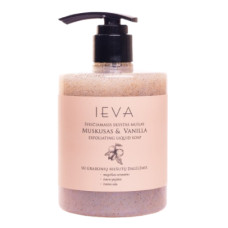 IEVA šķidrās pīlinga ziepes Musk & Vanilla, 500ml