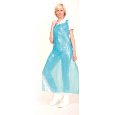 Vienreizlietojamais priekšauts HYGOSTAR, 125x70cm, LDPE, 20my, zils, 100gab., (10iep/kastē