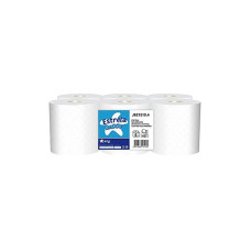 Roku dvielis  AMOOS, Centefeed, celuloze,  2 slāni, 144 m., 437 lock.. h. - 19,2 cm, 6gab/