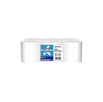 Roku dvielis  AMOOS Centefeed, celuloze, 2 slāņi, 144m, 437 lok., h -19,2 cm