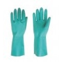 Nitril cimdi, "Super Nitrile", 33cm, zaļi, 400mik, (L), (pāris)