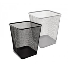 Papīrgrozs 15L, izmērs 28 x 28 x 30 cm augstums, melns