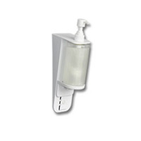 Dozators šķidrajām ziepēm 0.3l, S7, 21x7x11cm, balts, (36 gab/kastē)