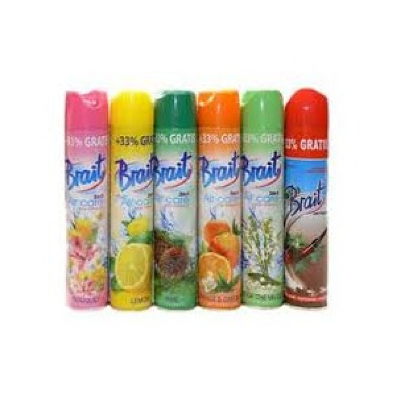 Gaisa atsvaidzinātājs ar smidzinātāju BRAIT Exotic Fruits, 425ml