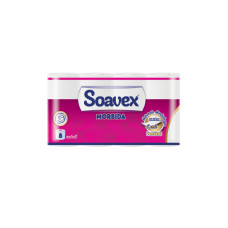 Tualetes papīrs, rullis, cell, 2-kārt, iepak. 8ruļļi x 150 lok x 16m, SOAVEX MORBIDA