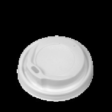 Vāciņš glāzēm 240ml, PS, 80mm, balts, 100gab. (netto svars 0,24kg)