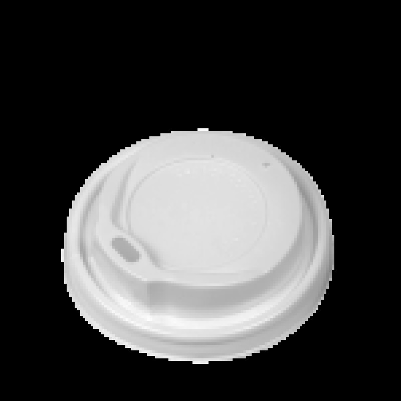 Vāciņš glāzēm 240ml, PS, 80mm, balts, 100gab. (netto svars 0,24kg)
