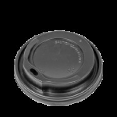 Vāciņs glāzēm 360-480ml, PS, 90mm, melns, 100gab.  (netto svars 0,32kg)