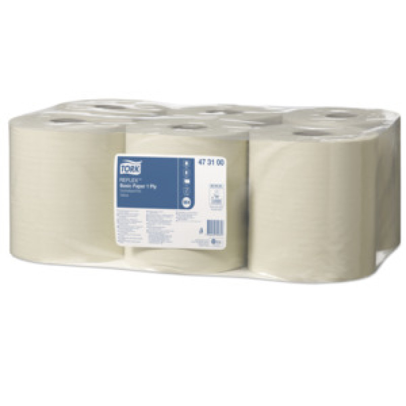 Roku dvielis Tork Reflex basic paper yellow M4 300m (6gab/iep)