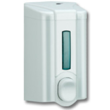 Dozators šķidrajām ziepēm 0.5l, S2, 16x9x9cm, balts, (40 gab/kastē)