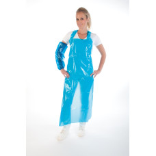 Vienreizlietojamais priekšauts HYGOSTAR, 125x75cm, LDPE, 33my, zils, 50gab., (10iep/kastē)
