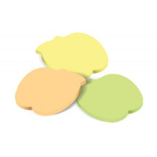 Līmlapiņas ābola formā, dzeltenā krāsā, 40lpp