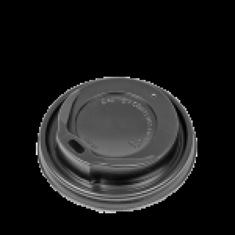 Vāciņš glāzēm 240ml, PS, 80mm, melns, 100gab. (netto svars 0,24kg)