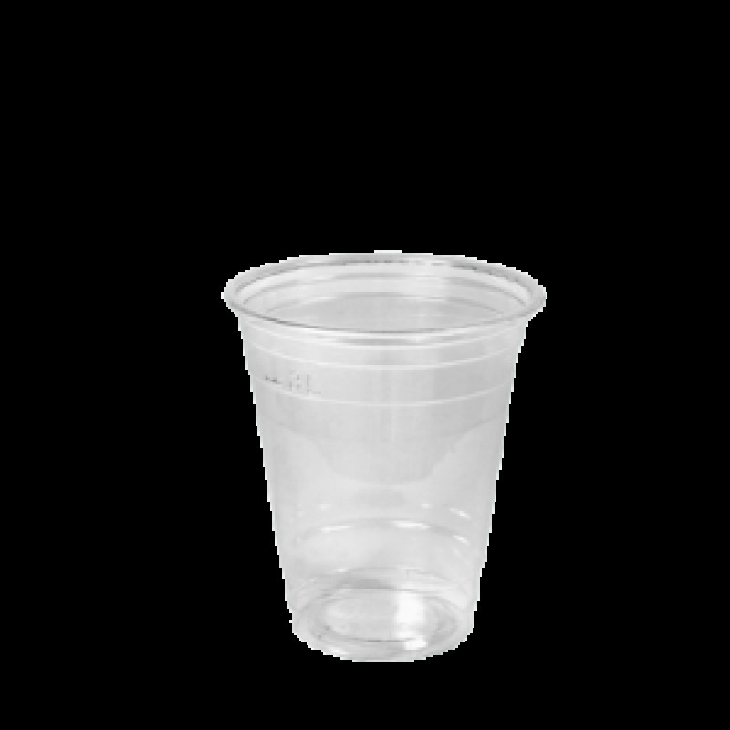 Glāzes PET 350ml  caurspīdīgas, 50gab.