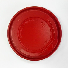 Vāciņš glāzem 240ml, PS, 80mm, sarkans, 100gab. (netto svars 0,24kg)