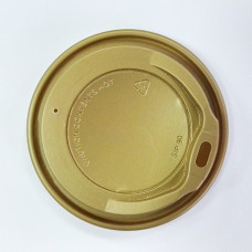 Vāciņš glāzem 360-480ml, PS, 90mm, zelts, 100gab.  (netto svars 0,32kg)
