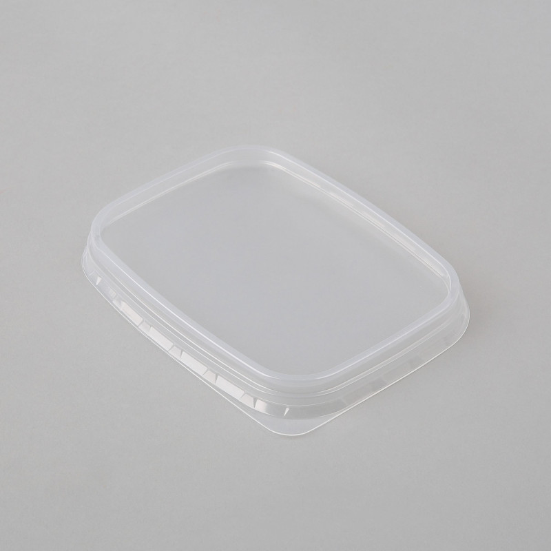 Plastmasas vāki konteineriem, caurspīdīgi, PP, iepakojumā 500gab.