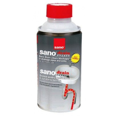 SANO drain tīrīšanas līdzeklis kanalizācijai, 200 g