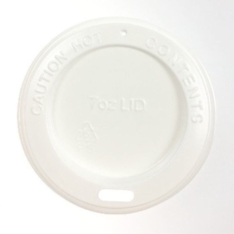 Vāciņš glāzēm 210ml, PS, 73mm, balts, 1000gab.  (netto svars  4kg)
