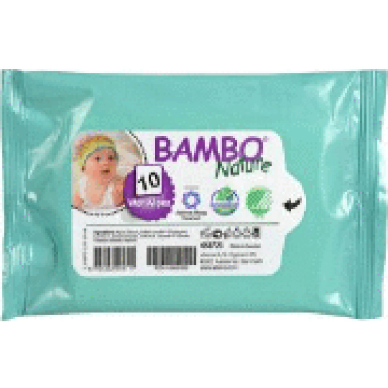 Mitras bērnu salvietes BAMBO, 10gb.