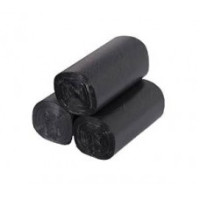 Atkritumu maisi 25L, 50x60cm, melni, 12mikr, HDPE, 20gab/rul