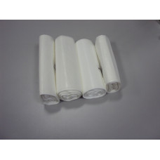 Atkritumu maisi 60L, 62x82cm, balti, 12 mikr, HDPE, 20gab/rul
