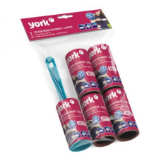 Apģērba putekļu rullitis + 4 rez. York (6802)