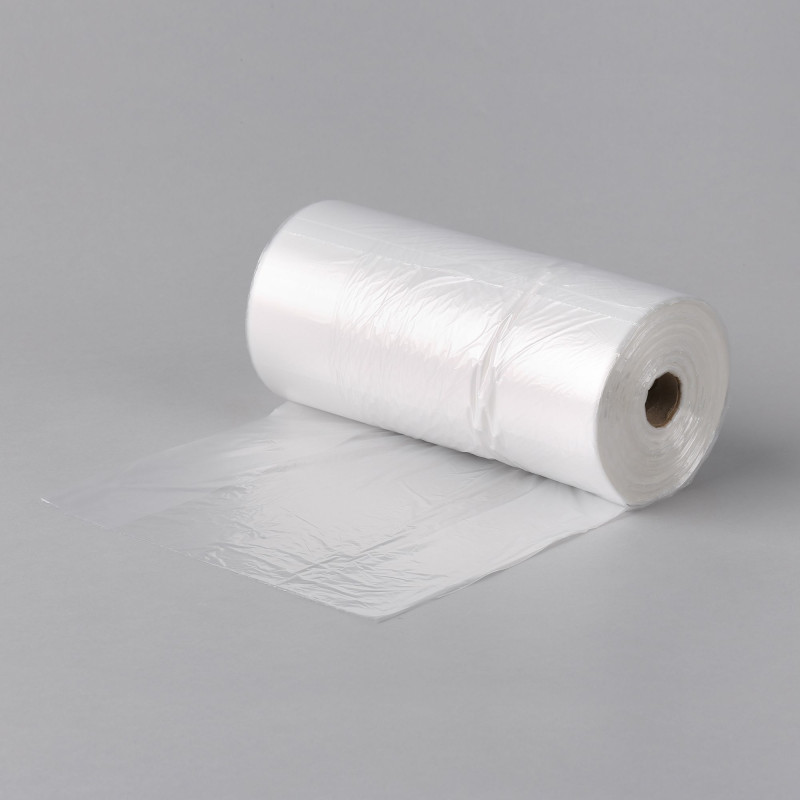 Iepak. maisi ruļļos HDPE 22+10 x40cm, 8mikr, caurspīd. (rul.)