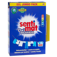 Veļas mazgāšanas pulveris SENTIMAT XXL Oxi Power 100WL (5,5kg)