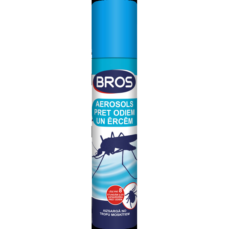 Bros aerosols pret odiem un ērciem