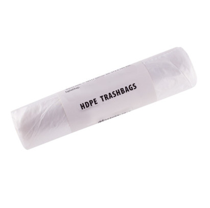 Atkritumu maisi 65L, 63x85cm, caurspīdīgi, 14mikr, HDPE, FEVEX, 40gab/rul