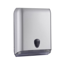Satin Metallic Grey turētājs "Z", "V" un"C" lokšņu papīra dvieļiem, pelēks, 28x13,7x37,5 c