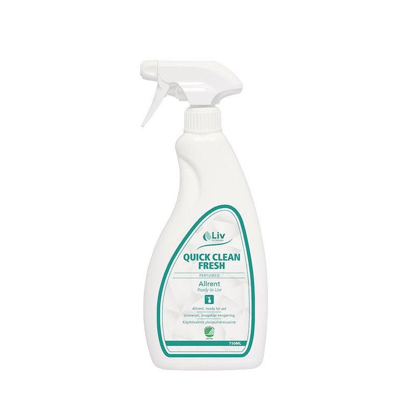 Universālais mazgāšanas līdzeklis LIV Quick Clean Fresh/dažādām virsm/ 750ml  (12 gab./kas