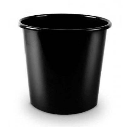 Plastmasas papīrgrozs 11L, melns