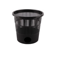 Plastmasas papīrgrozs sietiņveidīgs 10L, melns