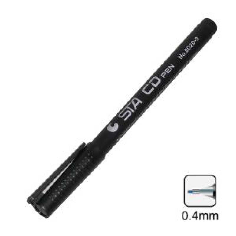 Noturīgs marķieris CD STA 8020S, melns, 0.4mm