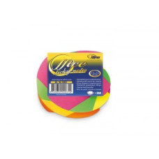 Piezīmju papīrs spirālveida 75*75mm, Neon