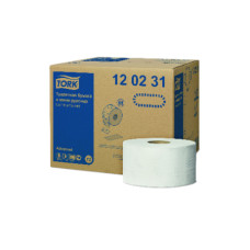 Tualetes papīrs Mini Jumbo T2 TORK, 170m, 9,2cm, 2-sl., 1214 loksnes  ( kastē 12 gab.)