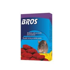 Briketes "Bros" pret pelēm žurkām 100g