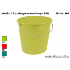 Spainis plastmasas ar metāla rokturi 5L