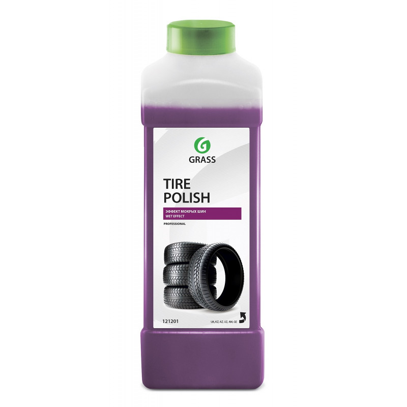 TIRE POLISH, automašīnu riepu tīrīšanas, podrināšanas līdzeklis, 1L