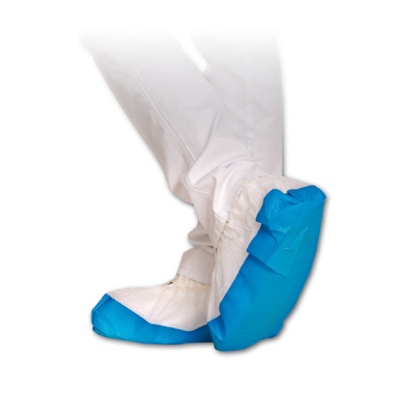 Bahilas SAFE, CPE/PP, ekstraizturīgas, 40micr, baltas-zilas, (100gab)