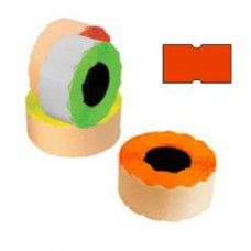 Marķēšanas lente 21,5x12mm, sarkana, 100 uzlīmes/rullī