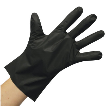 TPE cimdi ALLFOOD THERMOSOFT, melni, M izmērs, 25-27cm, 100gab