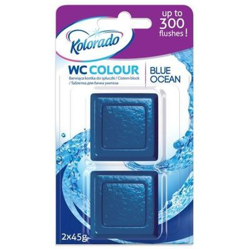 Tabletes tualetes poda tvertnei WC Colour OCEAN 2gb/iep. (24iep./1kaste)