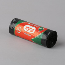Atkritumu maisi 50L, 60x78cm, melni, LDPE, MULTIPACK, 10gab/rul, 25rul/kastē