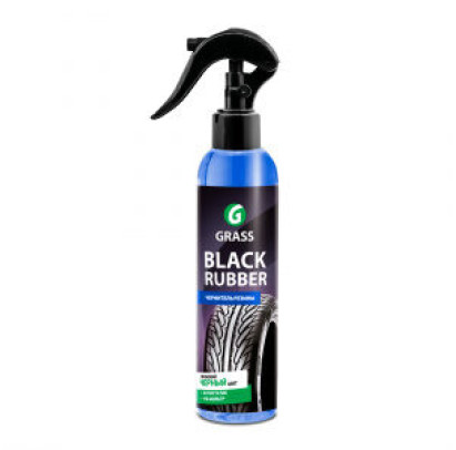 GRASS Black Rubber riepu tīrīšanas un spodrināšanas līdzeklis uz ūdens bāzes, 250 ml