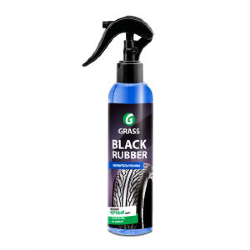 Riepu tīrīšanas un spodrināšanas līdzeklis uz ūdens bāzes, Black Rubber, 250ml